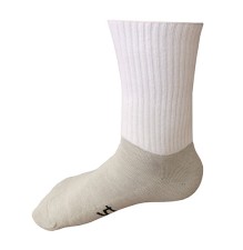 Dry Energy Socks – Diabetic and Cold Foot Mid-Cut Crew Socks White