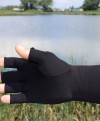Compression Arthritis Gloves Fingerless Half Finger Coverage
