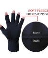 Fleece Open Finger Gloves FIR Responsive