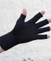 Infrared Fleece Open Finger Gloves with Grip Faster Recovery Slim Fit