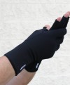 Infrared Fleece Open Finger Soft Gloves Circulation Boosting