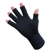 Infrared Fleece Open Finger Gloves Palm Grip