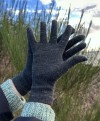 3D Knit Infrared Circulation Full Finger Gloves Cold Women Hands