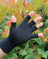 Infrared Arthritis Half Finger Gloves Man Hand