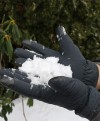 Thermal Gloves Man Hands in Winter