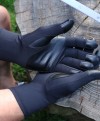 Infrared Gloves Leather Grip Patches Man Hands