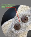 Infrared Knit Lined Wool Two Tone Headband – Coconut Buttons Details