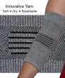 Gray Elbow Sleeve Front Texture Detail