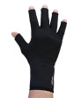 Infrared Fingerless Gloves with Compression Support for Hand Fingers Wrist - Back Hand Infrared Fingerless Gloves with Compression Support for Hand Fingers Wrist