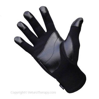 Infrared Raynaud’s Gloves Leather Grip for Circulation